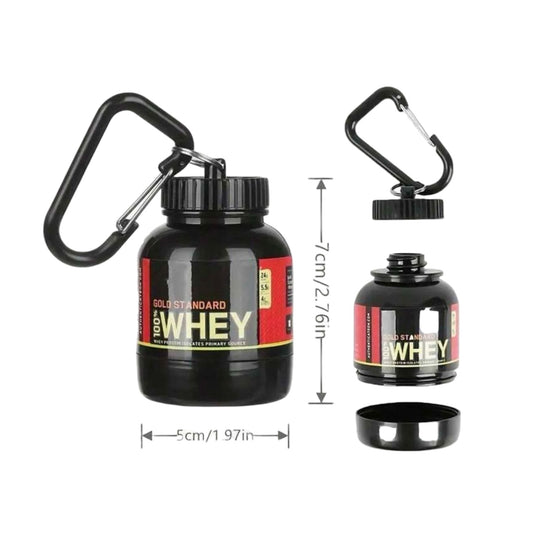 Whey storage keychain